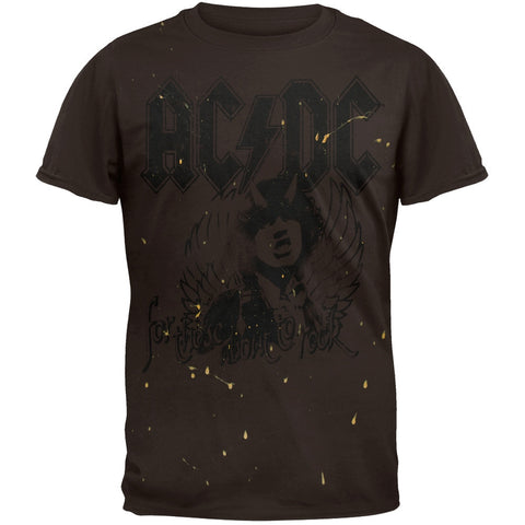 AC/DC - Logo Bleach Splatter T-Shirt