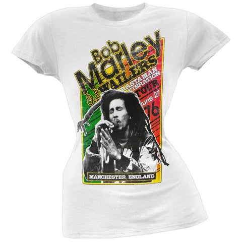 Bob Marley - 1976 Wailers Rastaman Tour Juniors T-Shirt