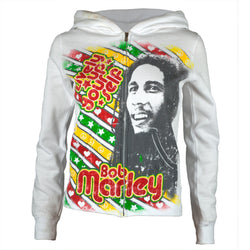 Bob Marley - Lively Up Yourself Juniors Zip-Up Hoodie