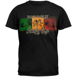Ziggy Marley - Family Time Adult Soft Black T-Shirt